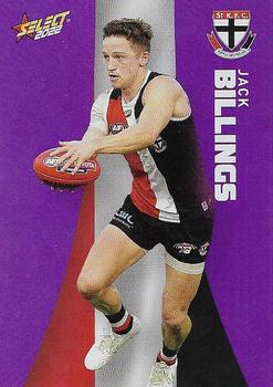 2022 Select AFL Footy Stars - Common Parallel - Purple #PP142 Jack Billings Front
